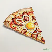 テリマヨ月見ピザ（ふっくら鉄鍋パンピザ・1ピース）