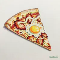 テリマヨ月見ピザ(ハンドトス・1ピース)