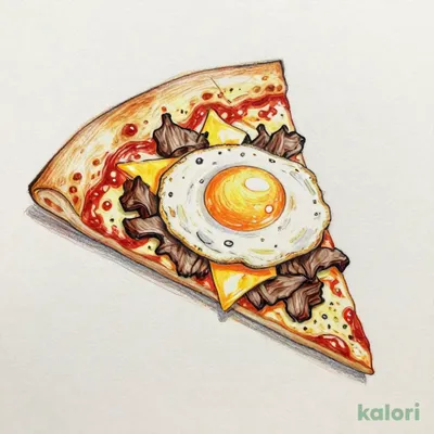Tsukimi Bulgogi Pizza (Crispy Thin Crust, 1 Slice)