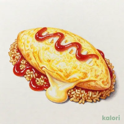 チーズインケチャップオムライス ※糖質OFF共