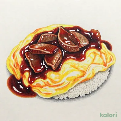 プレミアム牛タンシチューオムライス（赤ワイン入り）