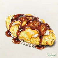 特製デミソースのダブルチーズオムライス