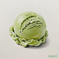 お濃い抹茶アイス