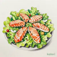 スモークサーモンサラダ(カナダ産紅鮭)