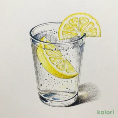 炭酸水（レモン入り）