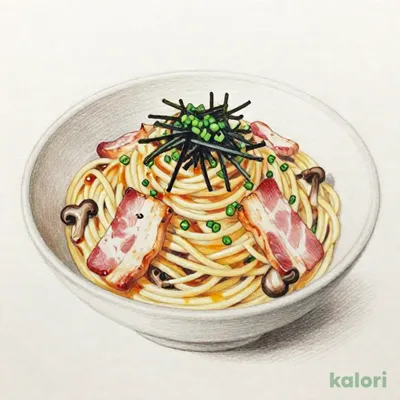 吊るしベーコンと黒舞茸・長ネギの生姜しょうゆ