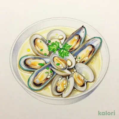 あさりとムール貝の白ワイン蒸し
