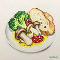 きのことセミドライトマトのアヒージョ バケット付き
