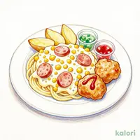 キッズプレート コーンクリーム