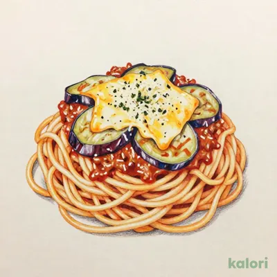 Eggplant and Cheese Bolognese