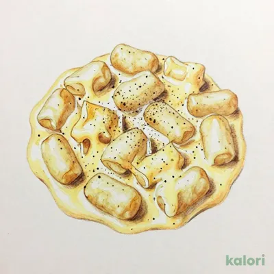 Gnocchi with Cheese Cream Sauce