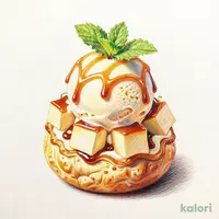 Pop-over Salted Caramel Sundae