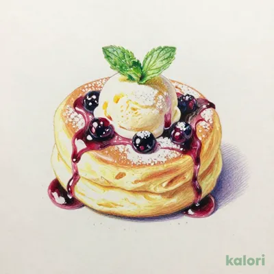 Mixed Berry Souffle Pancake