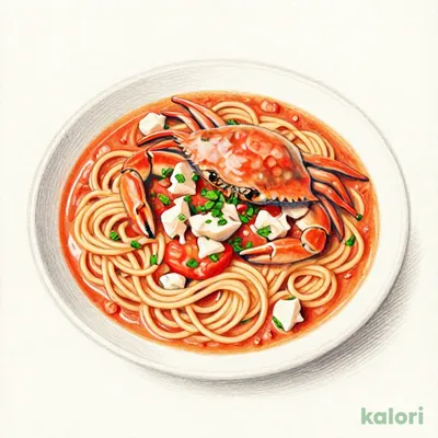 Blue Crab Tomato Soup Pasta