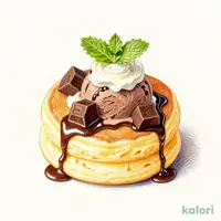 生ショコラのスフレパンケーキ