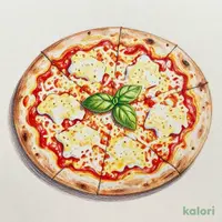うすパリ生地のマルゲリータ