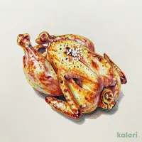 つまみ鶏にんにく香る 親鶏の炭火焼