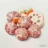 鍋三昧®国産鶏肉使用生つくね れんこんごぼう