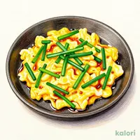 ふわとろ！鉄板ニラ玉