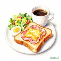 ハムチーズトーストセット