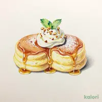 Maple Souffle Pancake