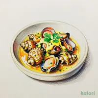Grilled Whelk with Garlic Butter