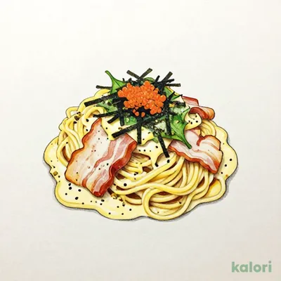 和風カルボナーラ 生パスタ