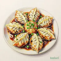 Pan-Fried Soup Dumplings with Truffle Sauce