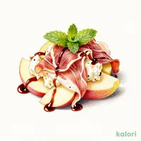生ハムと林檎のマスカルポーネ