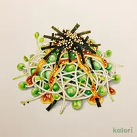 豆苗とパリパリわかめのチョレギサラダ