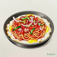 キッサカバの鉄板ナポリタン～赤～