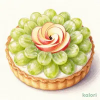 シャインマスカットと紅玉のタルト 〜30th Anniversary Tart〜