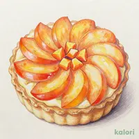 柿のタルト