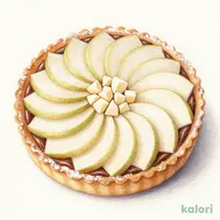 洋梨のシブーストとチョコレートのタルト