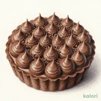 チョコレートとバナナのタルト