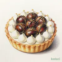 栗のショートケーキタルト
