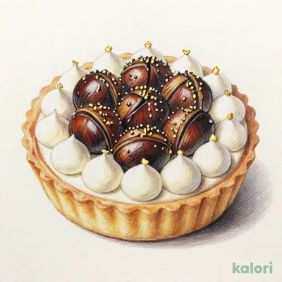 栗のショートケーキタルト