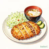 ミンチカツ定食