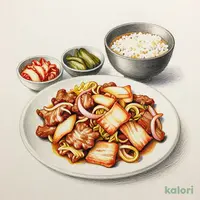 豚キムチ定食