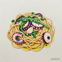 【春夏限定】タコと菜の花のペペロンチーノ