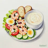 シュリンプサラダ＆スープランチ