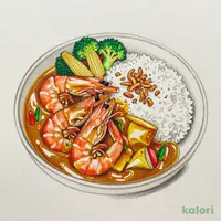 シュリンプ＆ベジタブルカレー