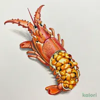 Live Lobster with Sea Urchin Sauce (Large)