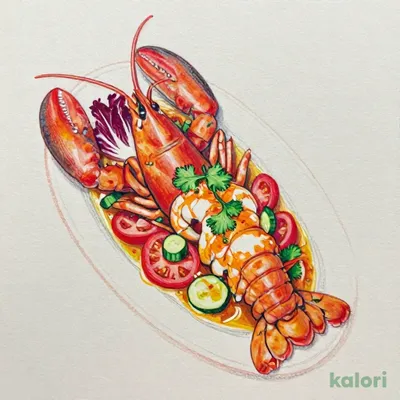 ロブスターセビーチェ（魚介類のマリネ）