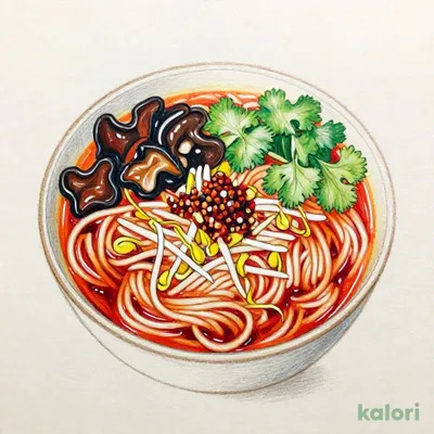 麻辣湯麺大辛（中華麺）