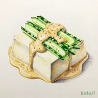 Chilled Tofu with Cucumber and Sesame Sauce