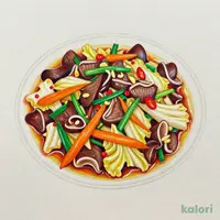 牛もつと野菜のスタミナ炒め