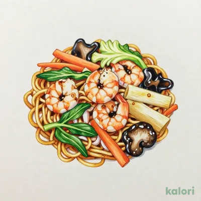 五目あんかけ焼きそば