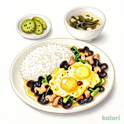 Wood Ear Mushroom and Egg Stir-Fry Set