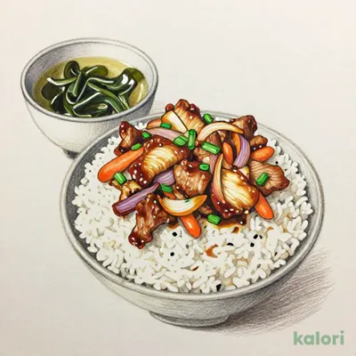Lunch Pork Yakiniku Bowl